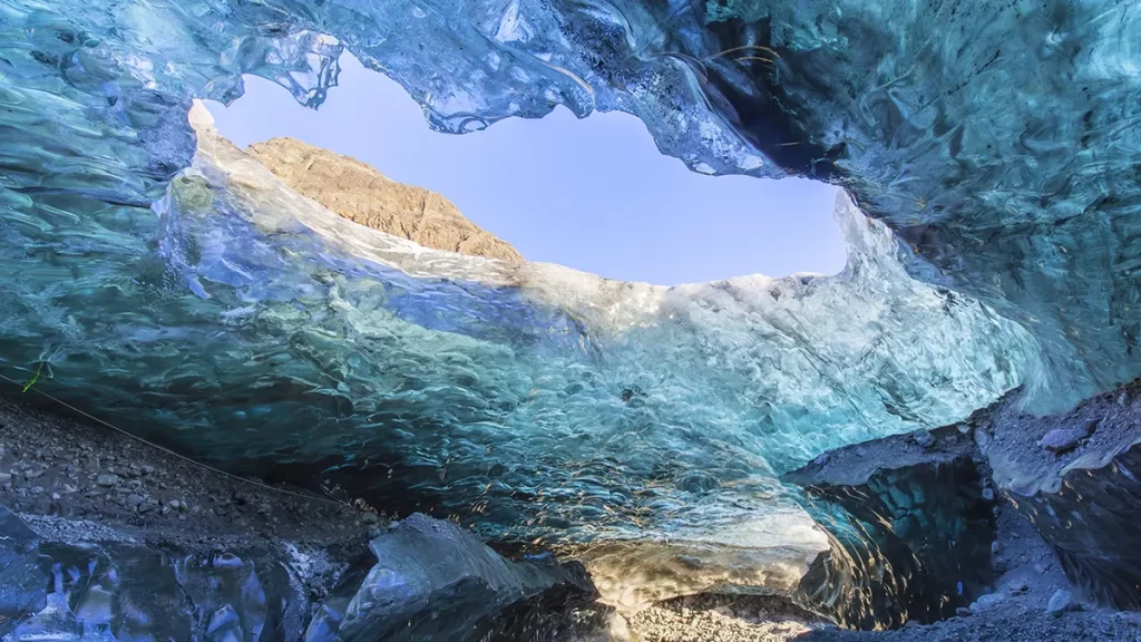 Breidamerkurjokull ice