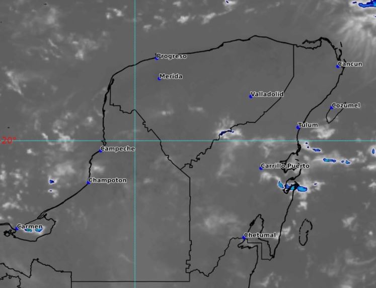 Clima hoy en Cancún y Quintana Roo: Ambiente cálido a caluroso por la tarde