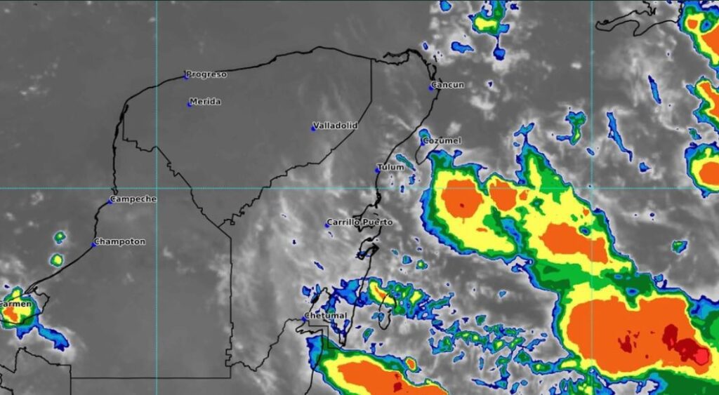 Clima hoy en Cancún y Quintana Roo: Lluvias puntuales fuertes