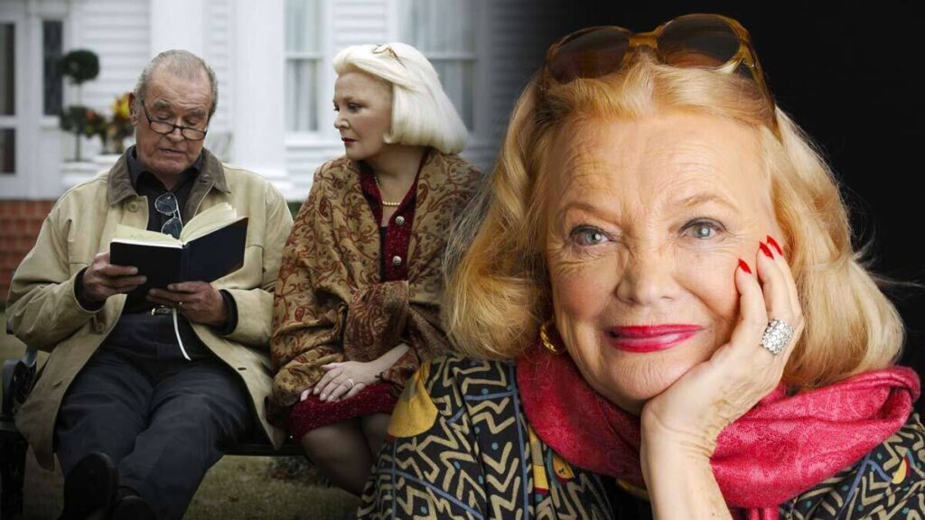 FACEBOOK Gena Rowlands actriz de Diario de una pasion tiene Alzheimer como su personaje