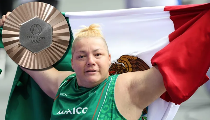 Bronce para México: Rosa María Guerrero gana medalla en lanzamiento de disco FOTO CORTESÍA