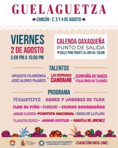 Invitan a celebrar la “Guelaguetza en Cancún” 