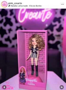 La muñeca personalizada de Briggitte Bozzo