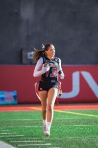 ¡Orgullo cancunense! Andrea Martínez, representa a México en el Campeonato Mundial de Flag Football 2024