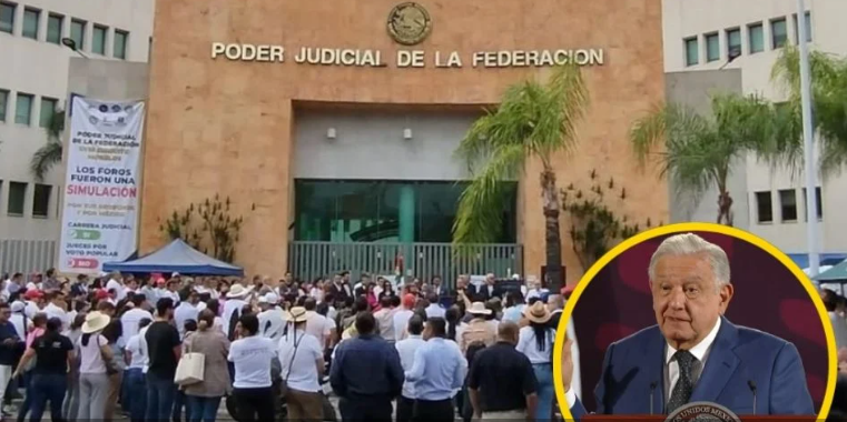 Es ilegal el paro de labores de trabajadores del Poder Judicial, dice AMLO FOTO CORTESÍA