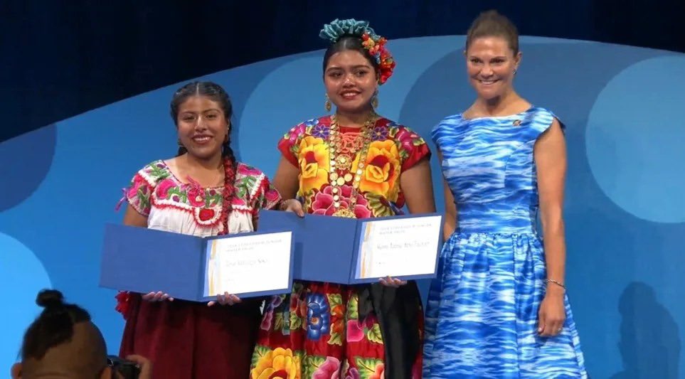 Jóvenes indígenas de Oaxaca ganan diploma de excelencia en Premio Mundial Juvenil del Agua 2024