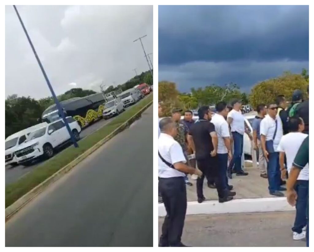 Caos en el Aeropuerto de Cancún: Bloqueo de transportistas contra Uber impacta 428 vuelos programados