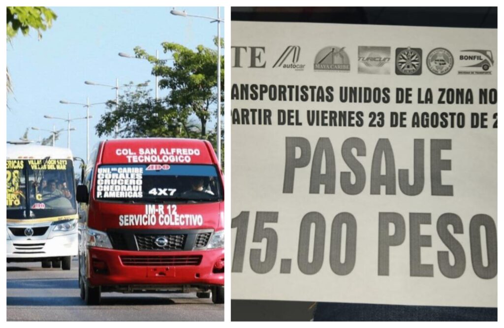 ¡Que siempre no! Frenan aumento ilegal de tarifas en transporte de Cancún y Playa del Carmen