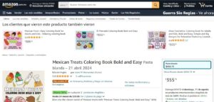 ¿Dónde comprar este libro “Mexican Treats: Coloring Book Bold & Easy”?