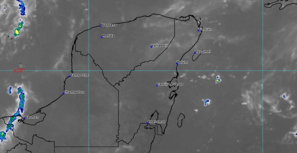 Clima hoy en Cancún y Quintana Roo: Lluvias puntuales fuertes