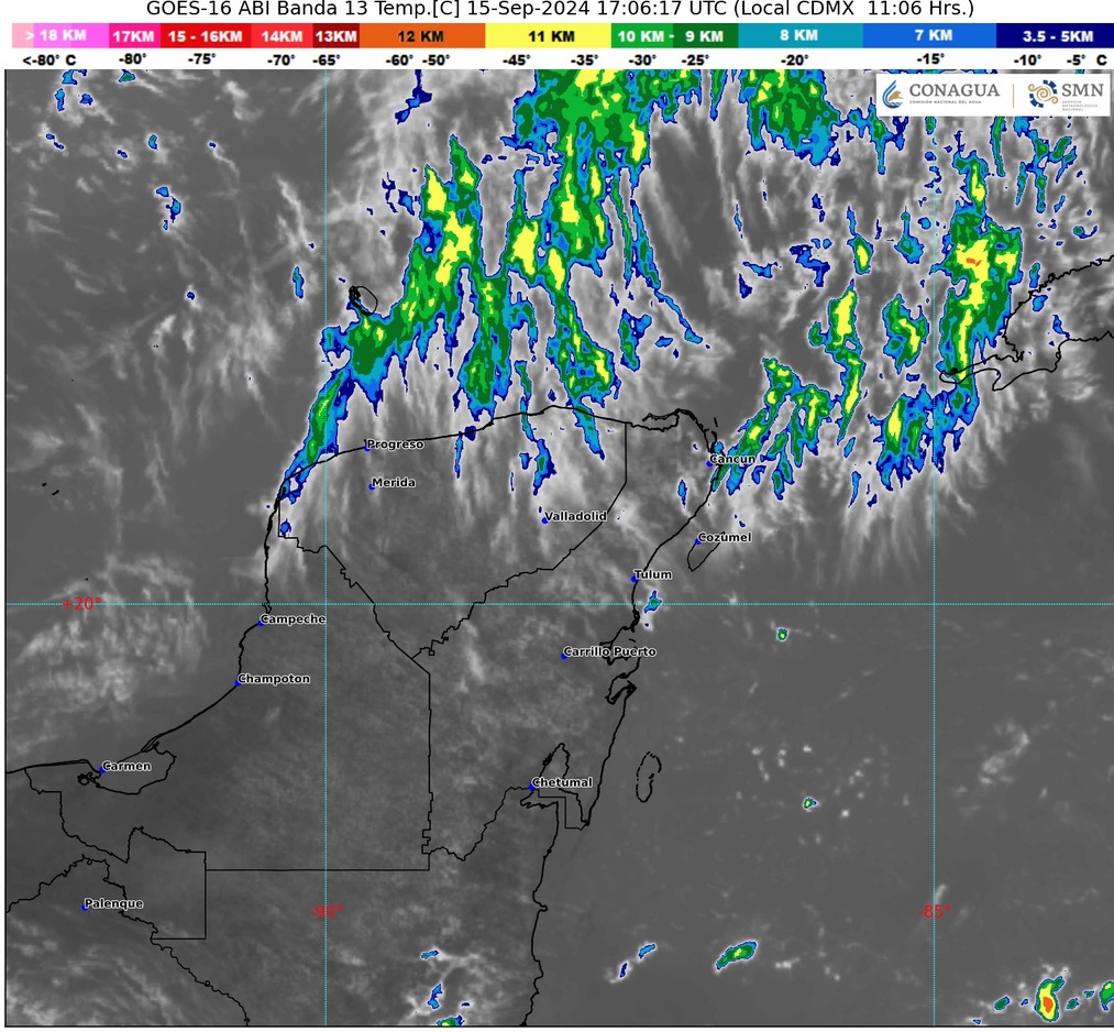 Clima hoy en Cancún y Quintana Roo: Ambiente cálido a caluroso