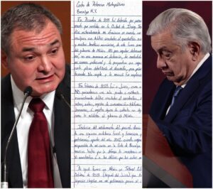 AMLO pide a Garcia Luna presentar pruebas sobre acusaciones en su contra