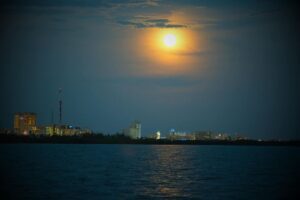 Asi se vio la Super Luna desde Cancun y otras ciudades de Mexico 4