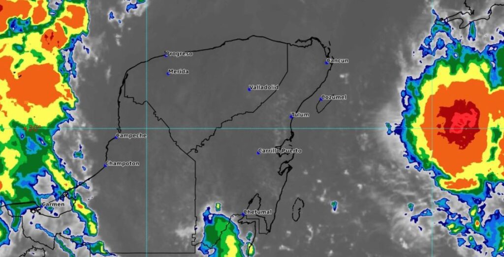 Clima hoy en Cancún y Quintana Roo: Lluvias fuertes con descargas eléctricas