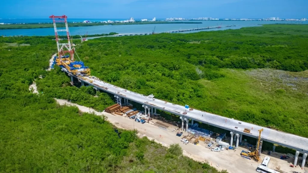 Claudia Sheinbaum podría inaugurar Puente Nichupté en 2025