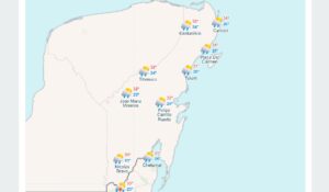 Clima para hoy en Cancun y Quintana Roo Nublado con lluvias aisladas 2