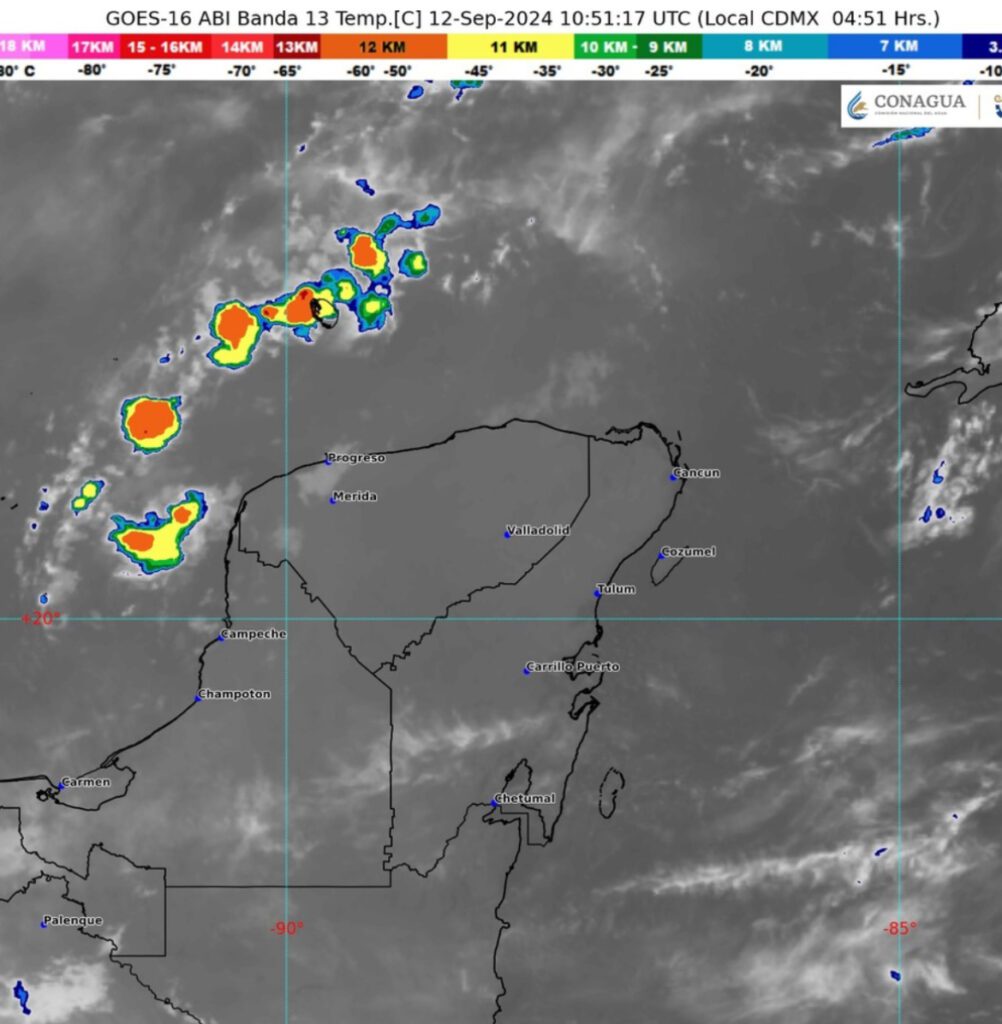 Clima hoy en Cancún y Quintana Roo: nublado con posibles chubascos