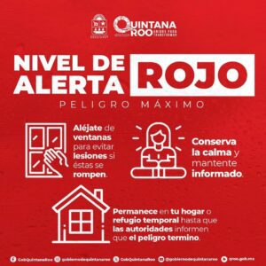 Alerta roja Cancún 