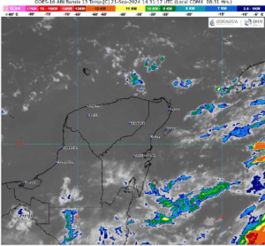 Clima hoy en Cancún y Quintana Roo: Fuertes lluvias y posibles descargas eléctricas