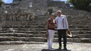 Museo en zona arqueologica de Calakmul fue inaugurado por AMLO