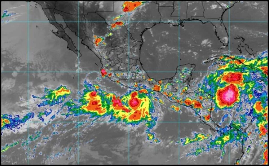 Oaxaca y Guerrero amenazados por formación de la tormenta tropical John