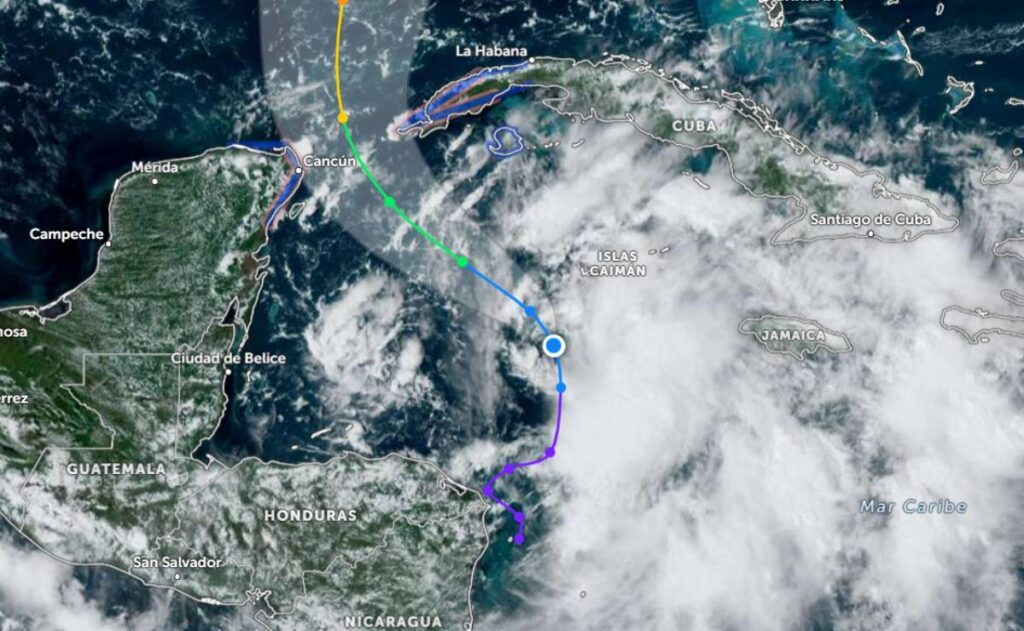 Posible trayectoria del ciclón tropical Nueve, se convertirá en Tormenta Helene