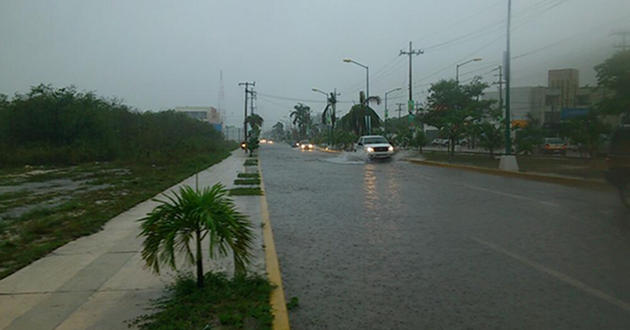 Pronostican cinco días de intensas lluvias en Quintana Roo