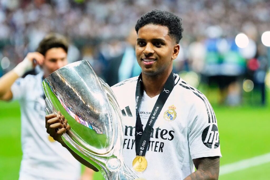 Rodrygo del Real Madrid muy molesto al no estar nominado al Balón de Oro