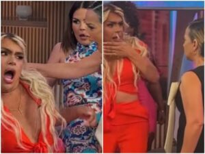 Wendy Guevara y Adamari Lopez se pelean en programa de television