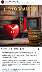 El regreso de "El chavo del 8" y "El Chapulín Colorado"