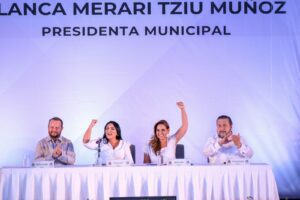 Blanca Merari toma protesta como presidenta municipal de Puerto Morelos