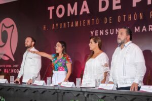 Toman protesta 11 alcaldes en Quintana Roo