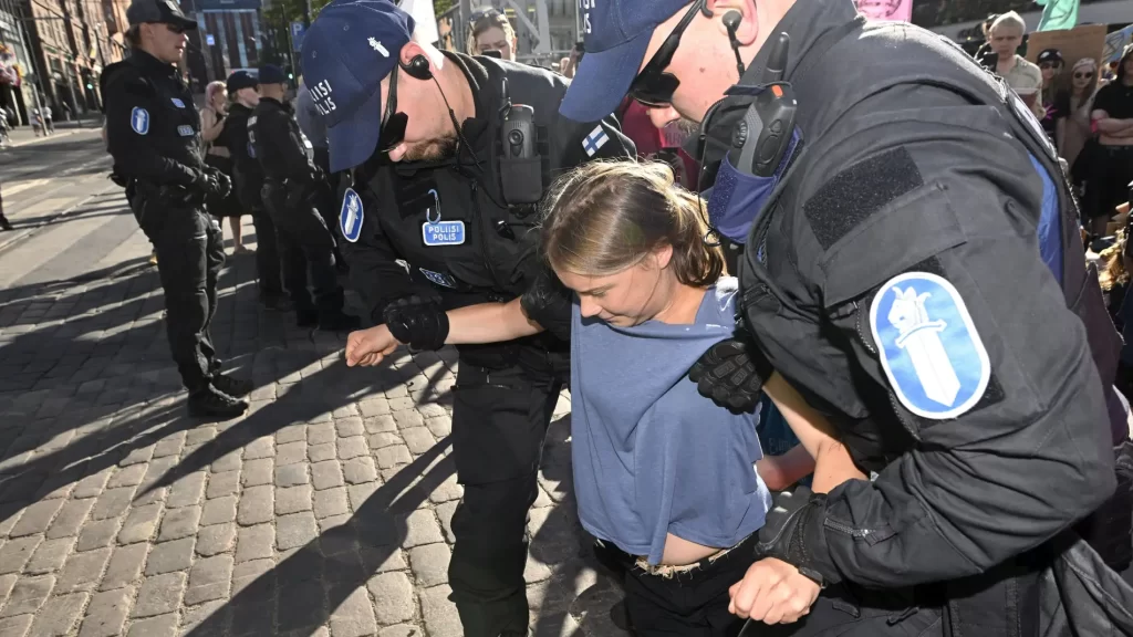 ¡Arrestada en Copenhague! Esto sucedió con la activista Greta Thunberg