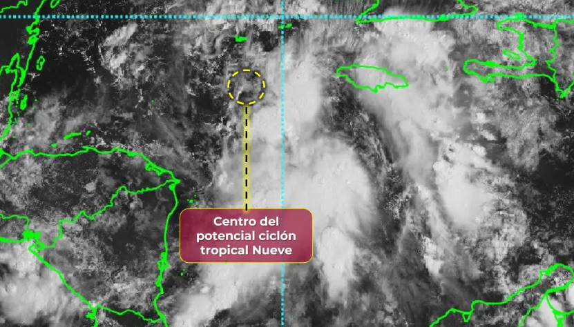 Quintana Roo entra en Alerta Azul por acercamiento de ciclón tropical “Nueve”