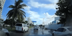 ¡Cuidado! Así es como banda de asaltantes opera en av. Bonampak de Cancún