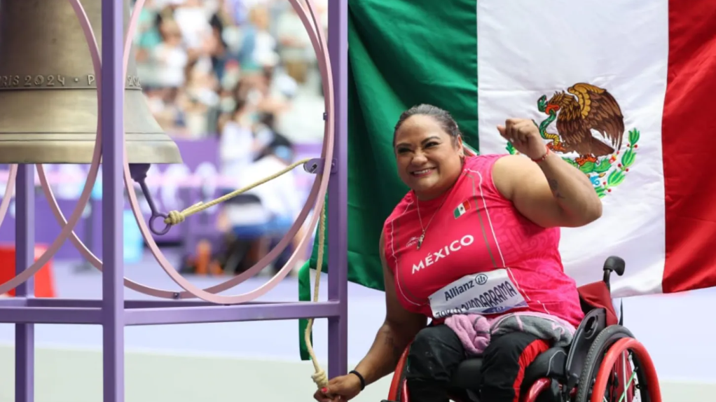 Medalla de oro para México; Gloria Zarza gana en lanzamiento de bala FOTO CORTESÍA