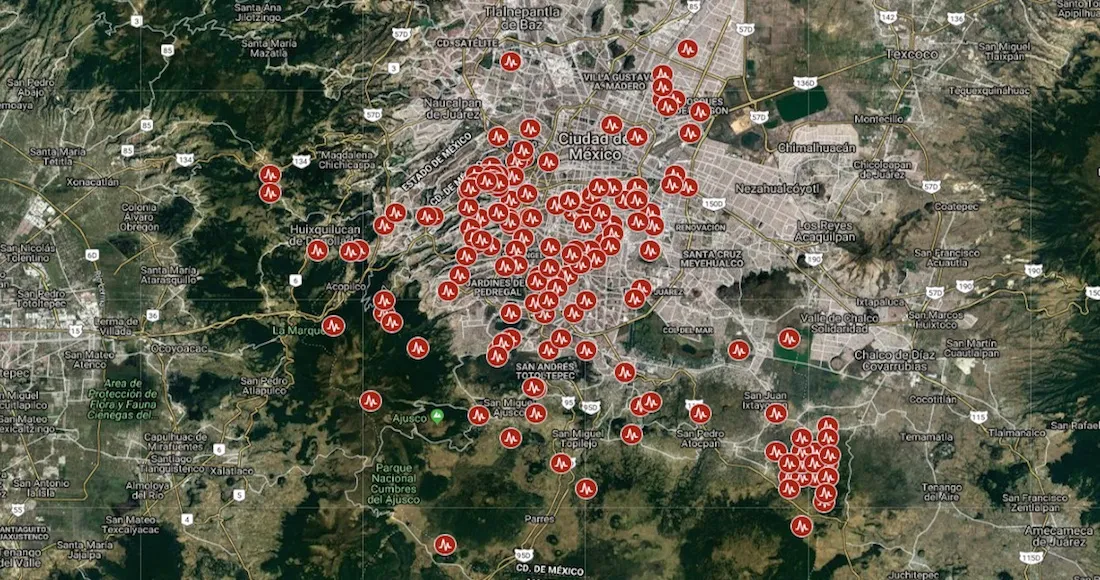 microsismos cdmx mapa