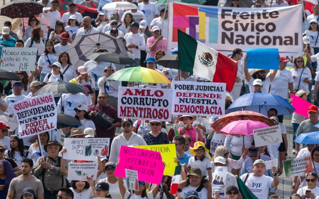 poder judicial marchas protestas recortes fideicomisos 221023 1