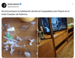 Imágenes de la habitación de Liam Payne