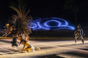 Videomaping, pastel, danza y hasta Carlos Vives, fueron parte del 50 Aniversario de Quintana Roo