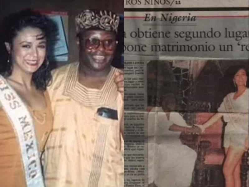 Revelan que Rey de Nigeria si quería casarse con Brenda Bezares