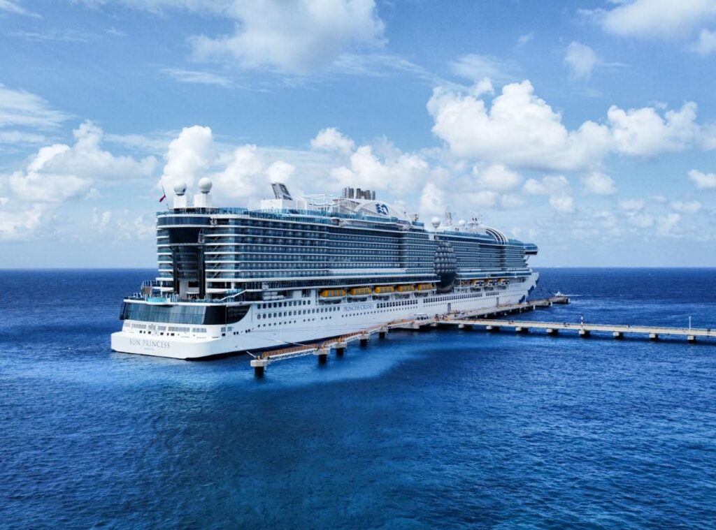 Cozumel recibe por primera vez al crucero MS Sun Princess