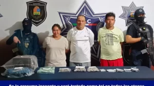 Detienen a tres personas con sustancias prohibidas en Cancun 1