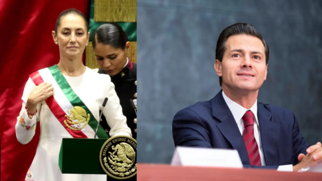 Enrique Peña Nieto manda mensaje a Claudia Sheinbaum tras toma de protesta