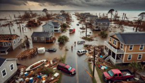 La destrucción del huracán Helene