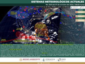 Clima hoy en Cancún y Quintana Roo: lluvias puntuales y chubascos