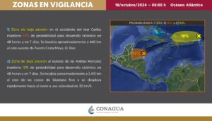 Posible ciclón asecha las costas de Quintana Roo