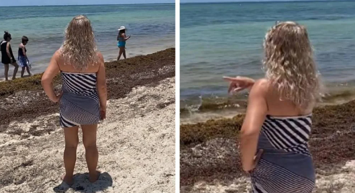 “Lady Playa”: mujer agrede a turistas y dice que playas de Cancún son privadas