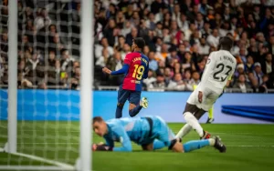 Lamine Yamal el goleador mas joven en El Clasico Real Madrid vs Barcelona