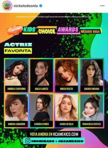 ¿Cómo votar en los  Kids’ Choice Awards México 2024?